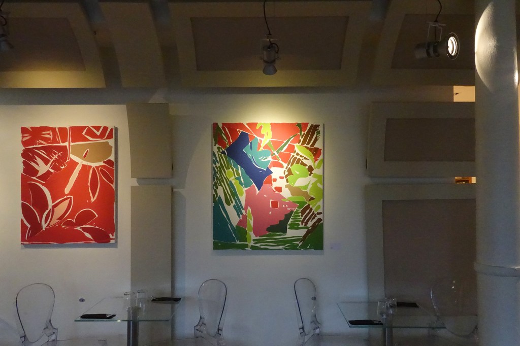 Exposition de Maël Le Briand au Bon Marché 2024 - Peintures