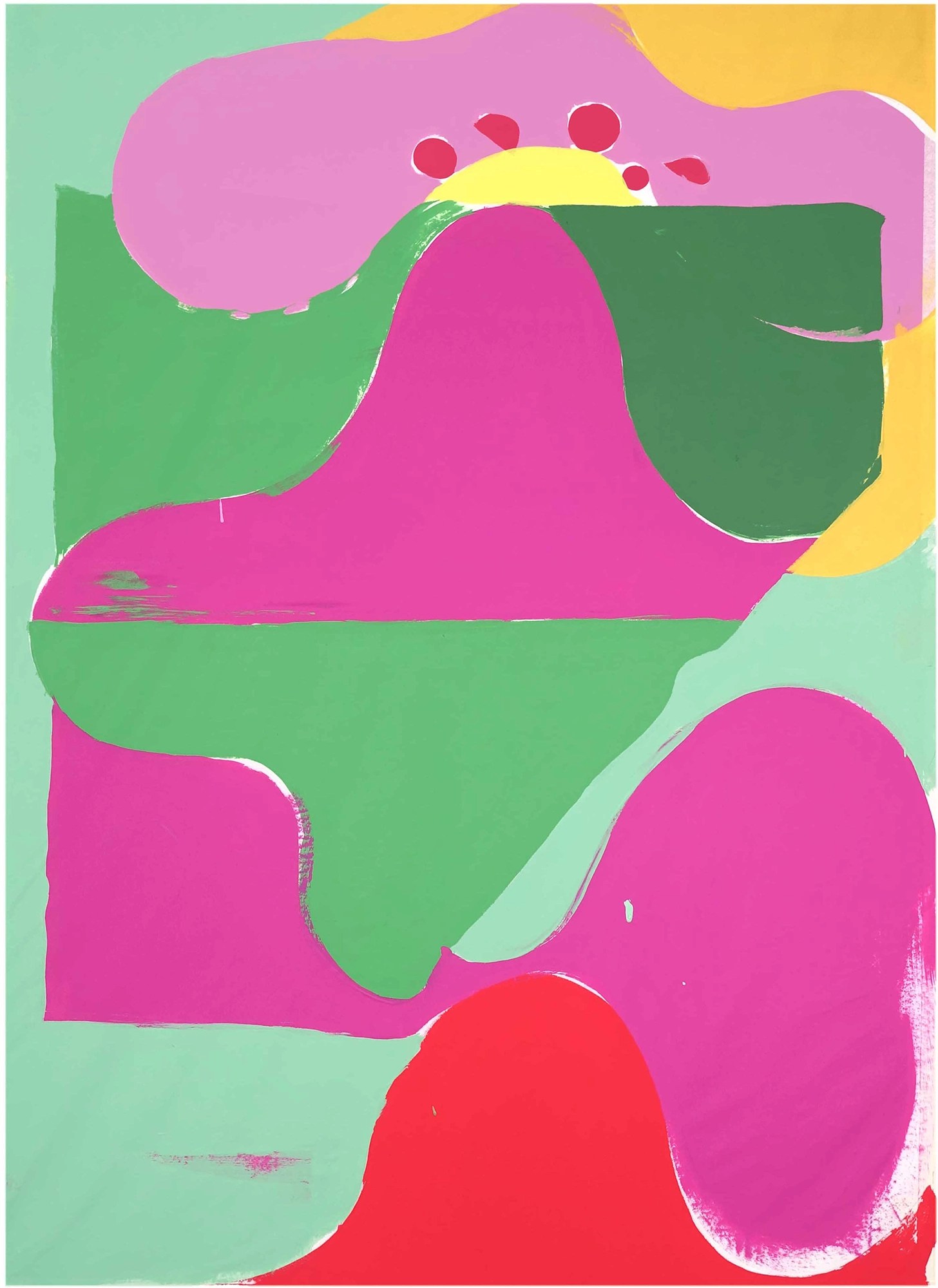 Peinture contemporaine de Maël Le Briand - 2023. paysages