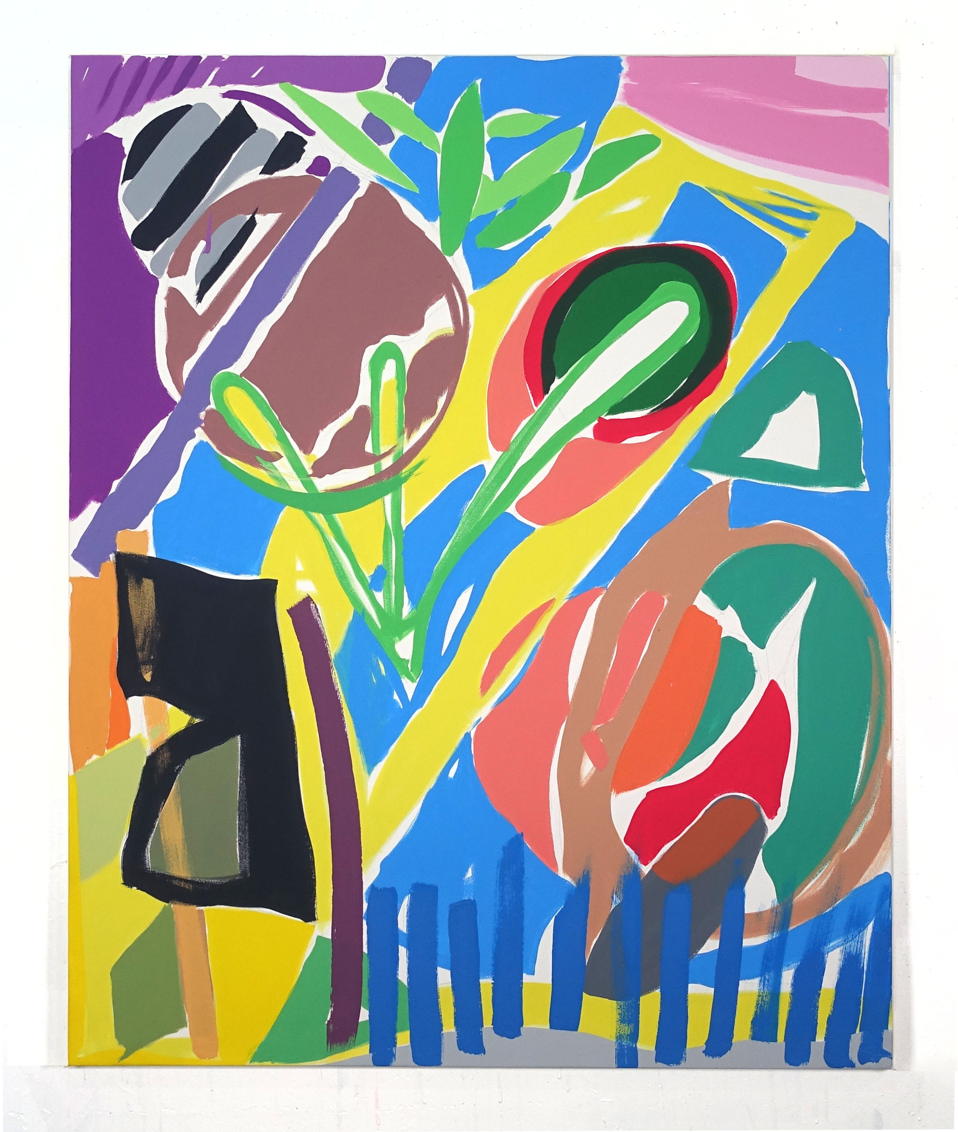 Peinture contemporaine de Maël Le Briand - 2024. motifs