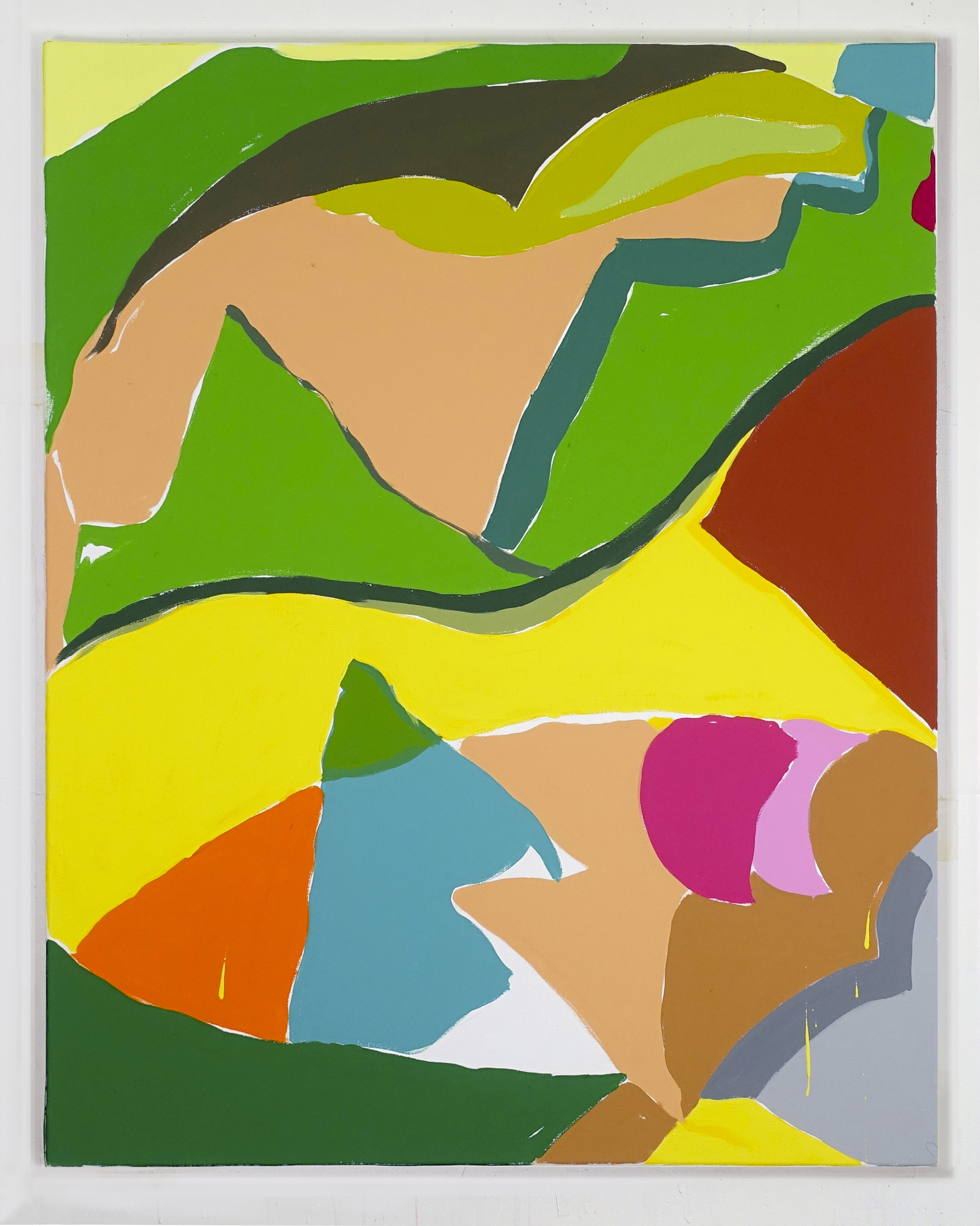 Peinture contemporaine de Maël Le Briand - 2026. motifs paysage juin